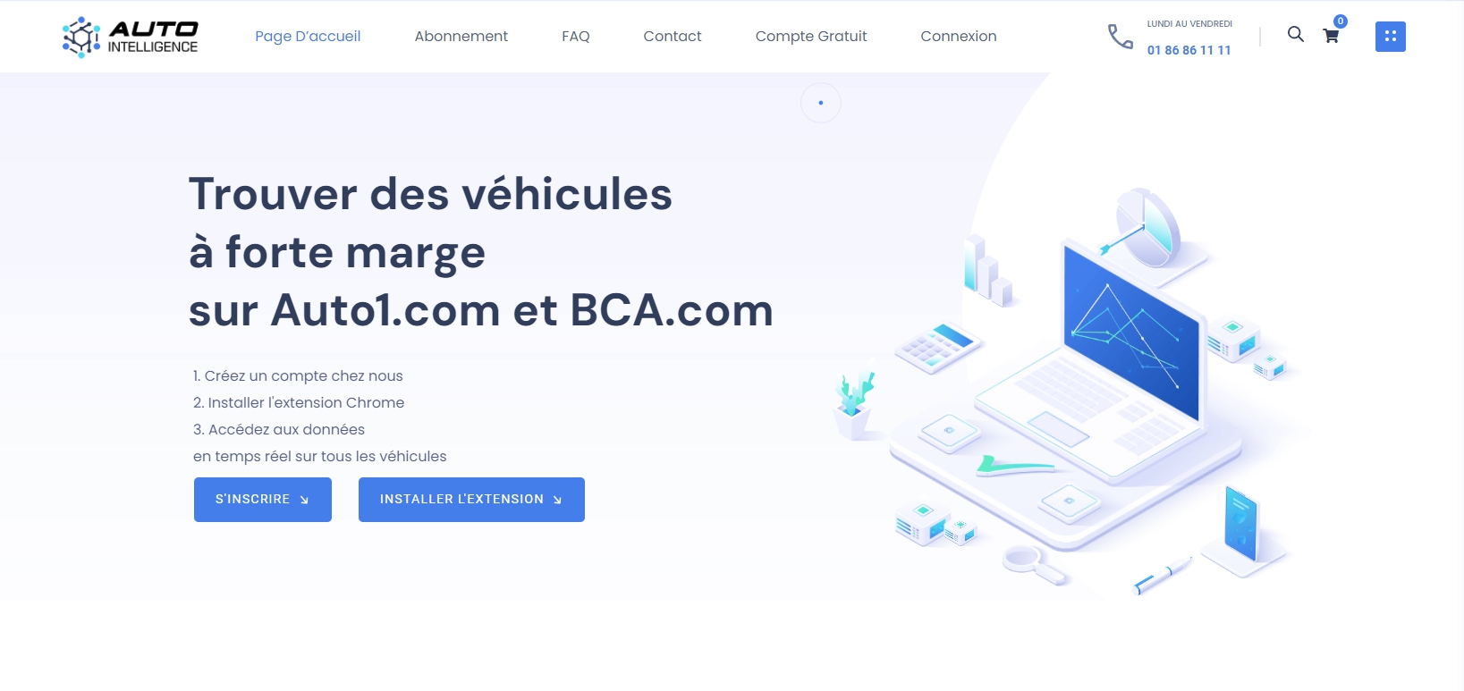 extension Chrome, Auto-Intelligence, achat de véhicules d'occasion, acheteurs professionnels, marges effectives, calcul en temps réel, maximiser les revenus, www.Auto1.com, www.autocerfa.com, données fiables, optimisation des achats, outil révolutionnaire, sélection des véhicules, rentabilité potentielle, maximisation des profits, gain de temps, informations critiques, site officiel, www.auto-intelligence.ai, transformer l'achat de véhicules, secteur des véhicules d'occasion, optimiser les achats, outil indispensable, adopter Auto-Intelligence, longueur d'avance sur la concurrence, opportunité rentable